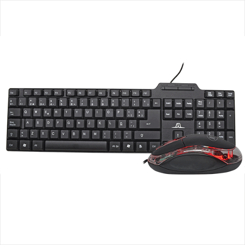 COMBO MOUSE TECLADO A87 ALAMBRICO